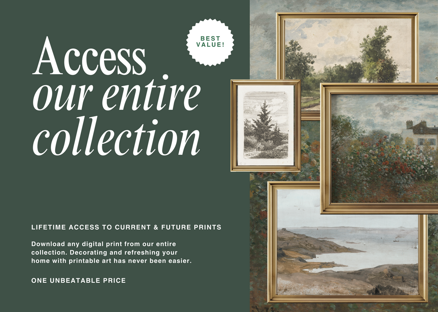 Lifetime Access to Our Entire Collection